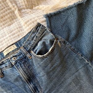 Abercrombie & Fitch Blue Straight Leg Jeans